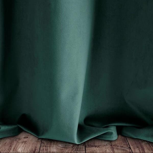 KLARGÅRET GARDIN PIERRE 140 X 250 CM MØRK TURKIS