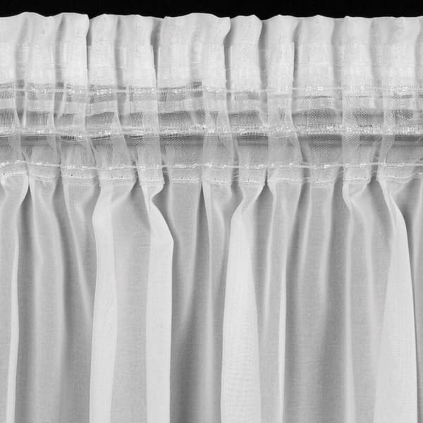 KLARGAVET ARLET GARDIN PÅ TAPE 295 X 160 CM HVID