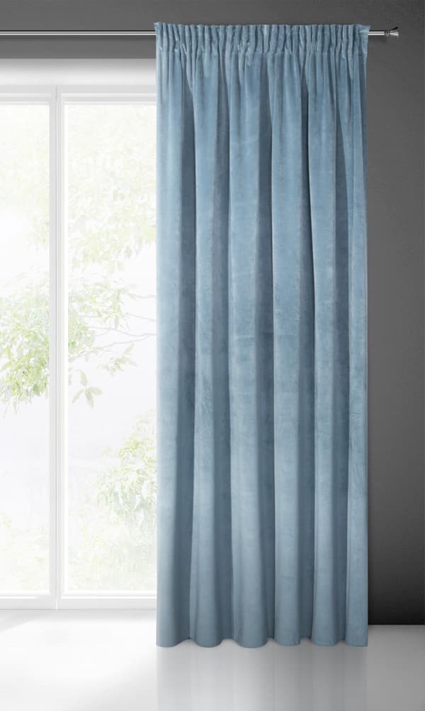 FÄRDIG VILLAGARDIN PÅ TEJP 140 X 270 CM BLÅ