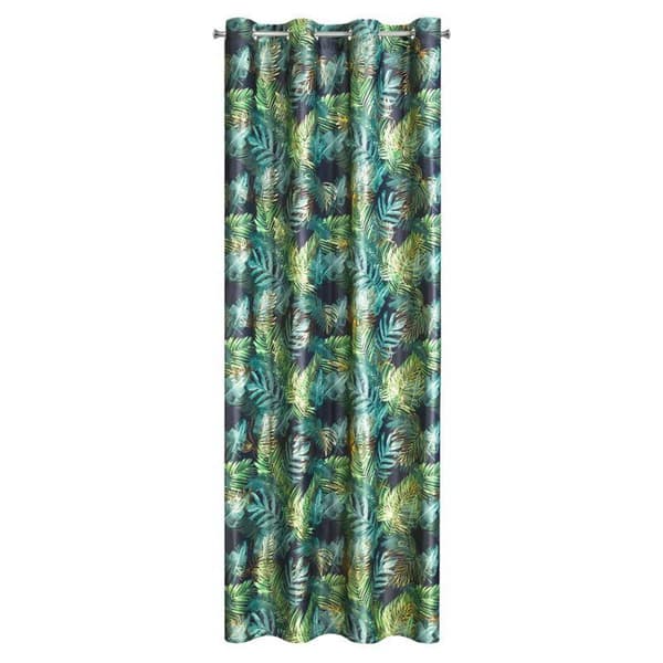 DAVOS KLARGAVET GARDIN 140 X 250 CM SORT