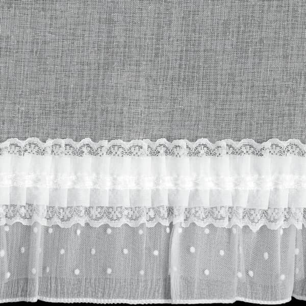 FERDIG LAVET GARTAIN MARY MED STROP 150 X 30 CM HVID