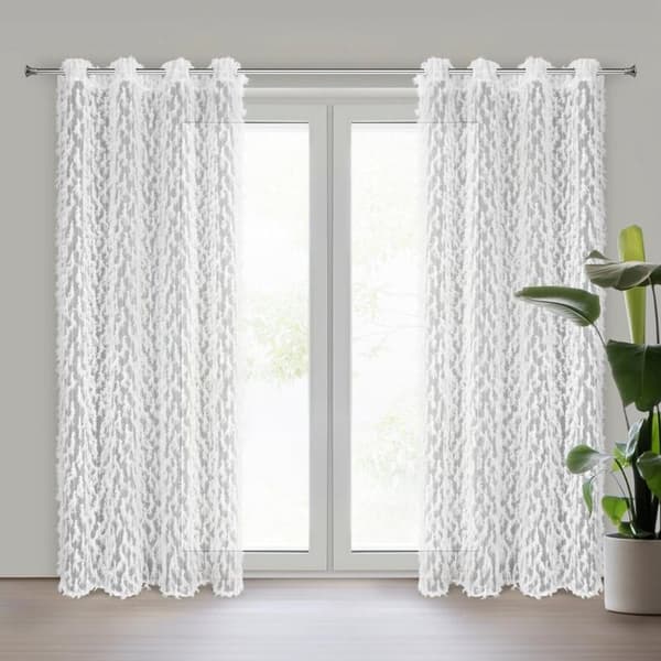 KLARGAVET VICTORIA GARDIN 140 X 250 CM HVID