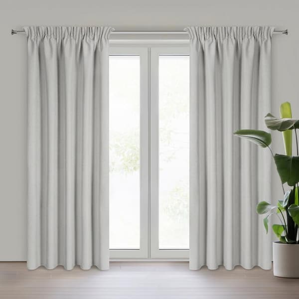 KLARGAVET GARDIN SUZAN PÅ TAPE 135 X 270 CM BEIGE