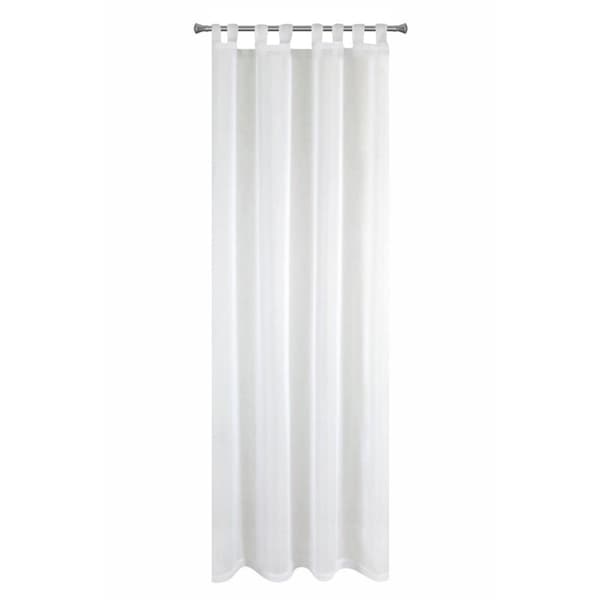 FÄRDIG GARDIN LUCY MED REMM 140 X 250 CM VIT