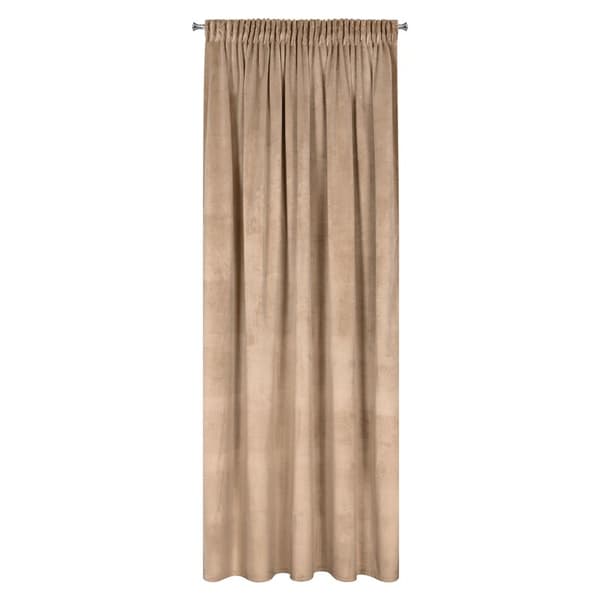 FÄRDIG GARDIN D91 ROSA PÅ TEJP 140 X 270 CM MÖRK BEIGE