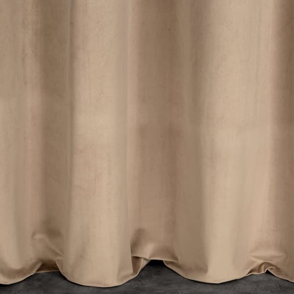 FÄRDIG GARDIN D91 ROSA PÅ TEJP 140 X 270 CM MÖRK BEIGE