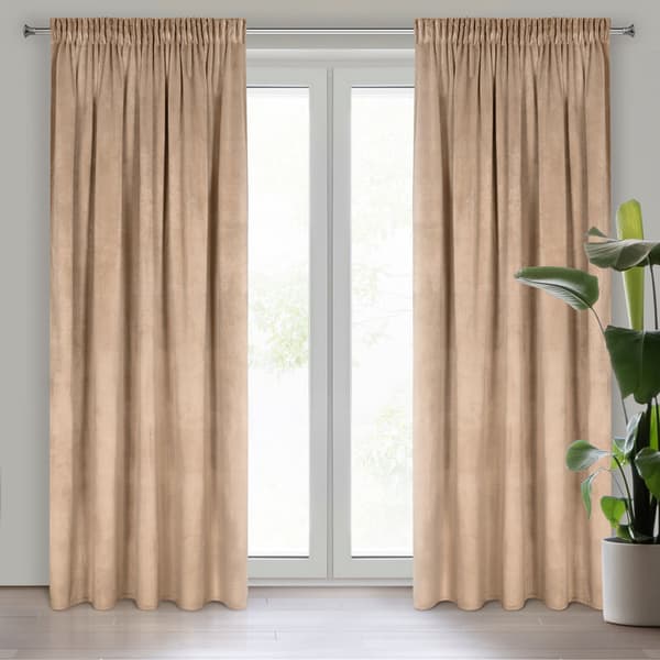 VALMIS VERHO D91 ROSA TEIPILLÄ 140 X 270 CM TUMMA BEIGE