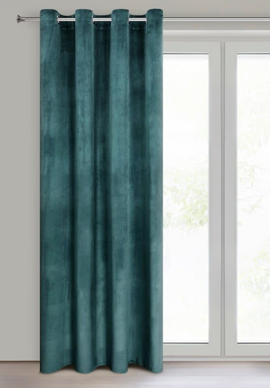 FÄRDIG GARDIN D91 ROSA 140 X 250 CM MÖRKBLÅ