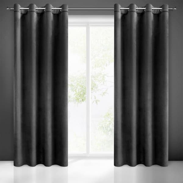 KLARGAVET GARDIN MELANIE 140 X 250 CM SORT