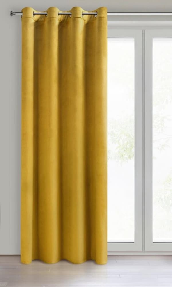 FÄRDIG GARDIN MELANIE 140 X 250 CM SENAP