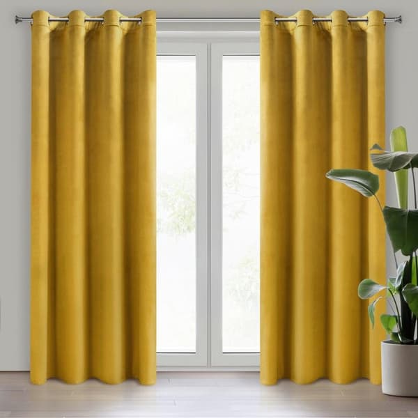 FÄRDIG GARDIN MELANIE 140 X 250 CM SENAP