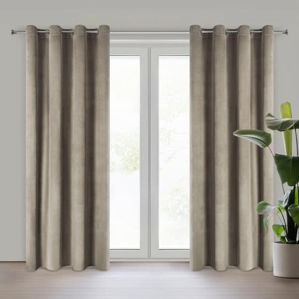 KLARGAVET GARDIN MELANIE 140 X 250 CM BRUNT