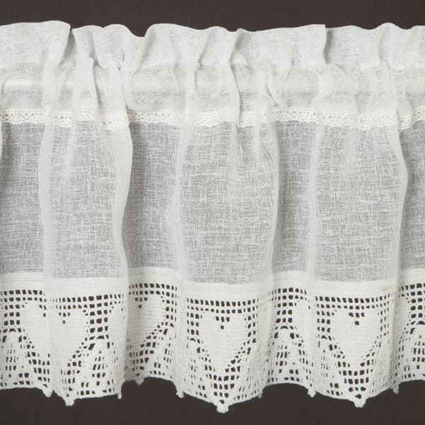 KLARGAVET DORIS-GARDIN PÅ TAPE 150 X 30 CM CREME