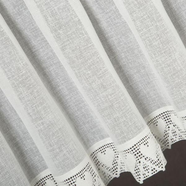 KLARGAVET DORIS-GARDIN PÅ TAPE 150 X 30 CM CREME
