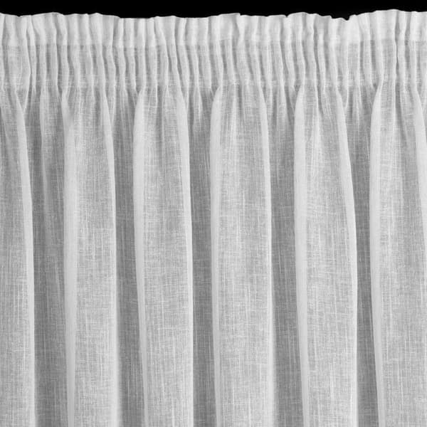 CARLA KLARGAVET GARDIN PÅ TAPE 300 X 145 CM HVID