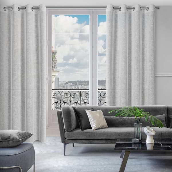 FÄRDIG GARDIN AMARI 140 X 250 CM STÅL