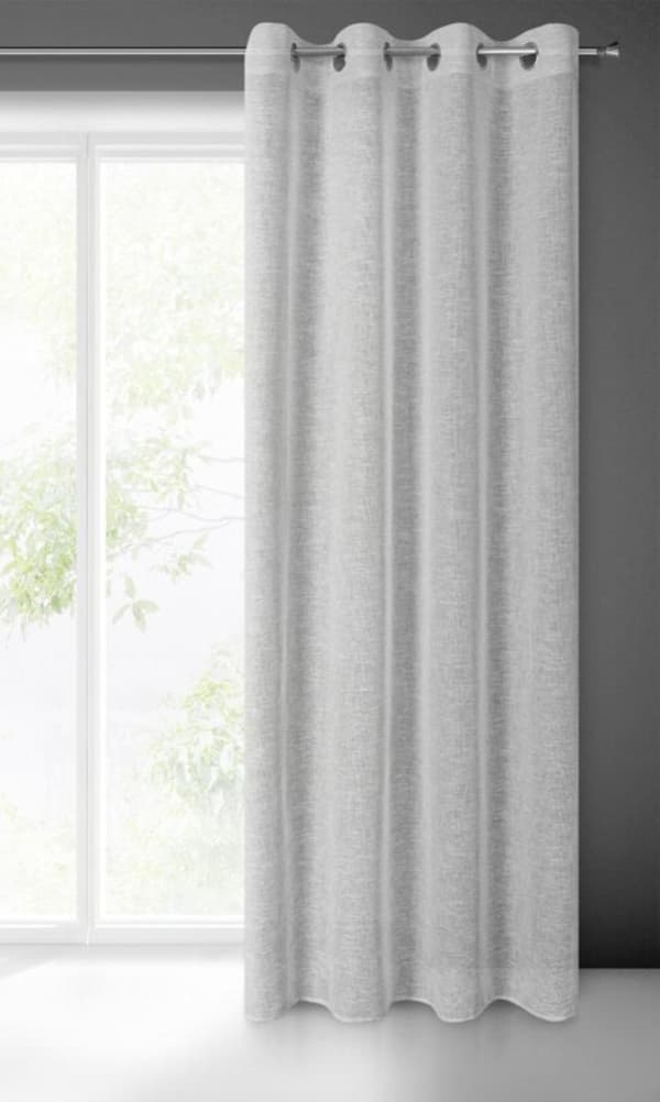FÄRDIG GARDIN AMARI 140 X 250 CM STÅL