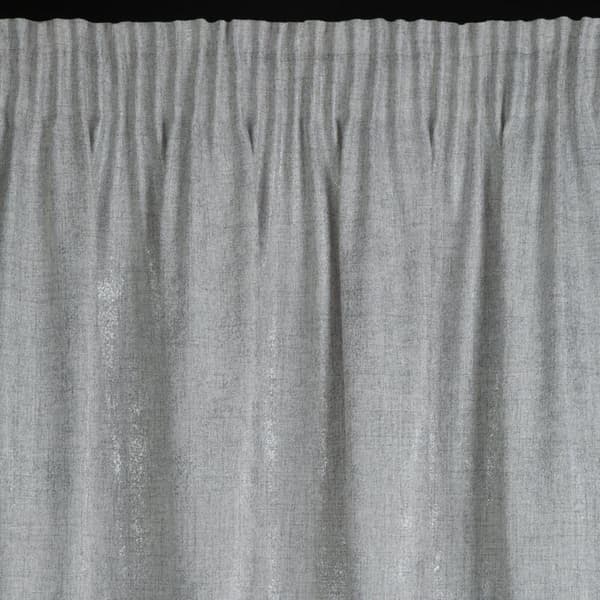KLARGAVET GARDINBLANKA PÅ TAPE 140 X 280 CM SØLV