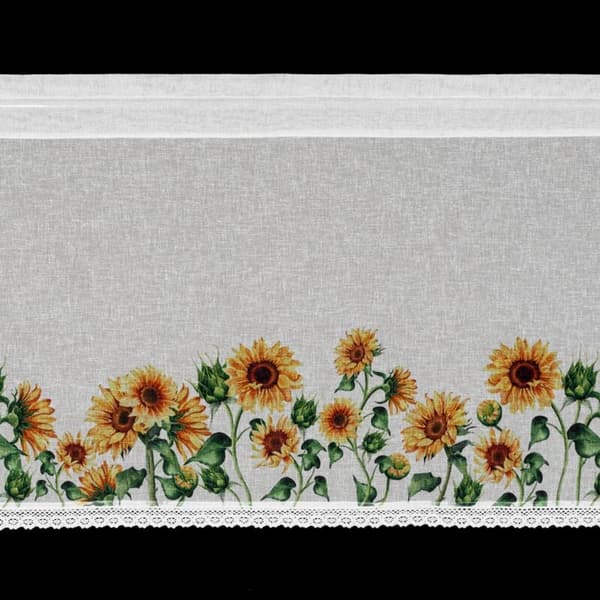 KLARGAVET HELIA GARDIN PÅ TAPE 150 X 60 CM HVID
