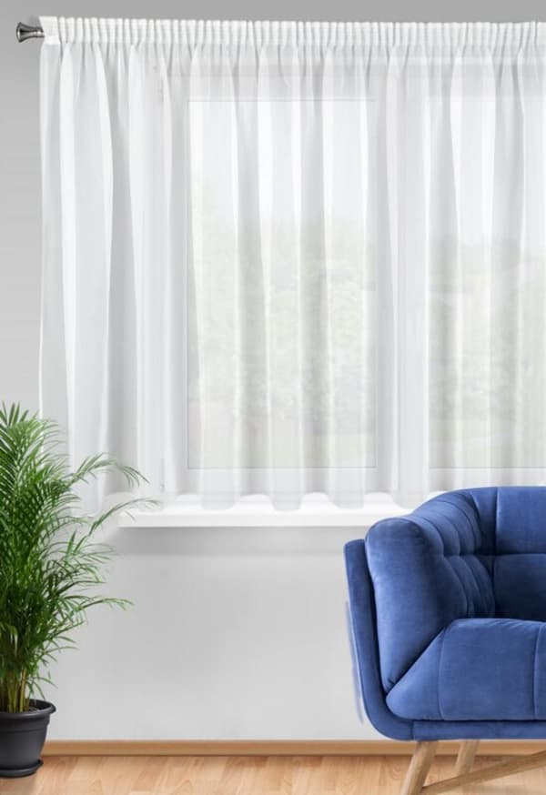 VALMIS VERHO LUCY TEIPILLÄ 300 X 160 CM VALKOINEN