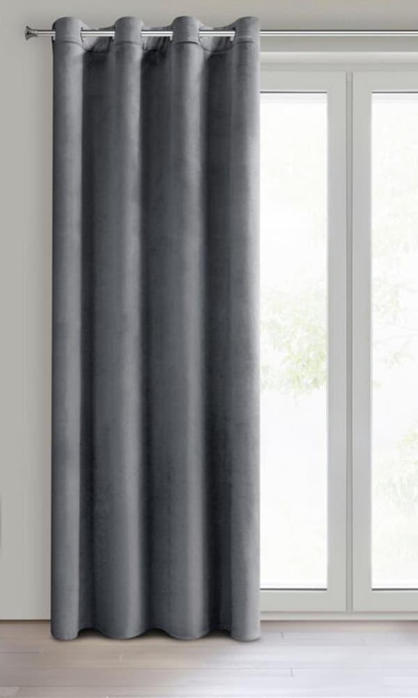 FÄRDIG GARDIN D91 ROSA 140 X 250 CM GRAFIT