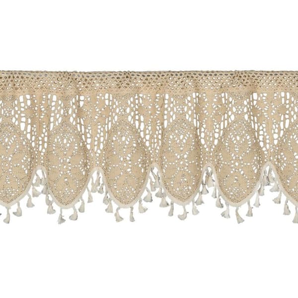 FÄRDIG MOLYGARDIN PÅ TEJP 150 X 30 CM LJUSBEIGE