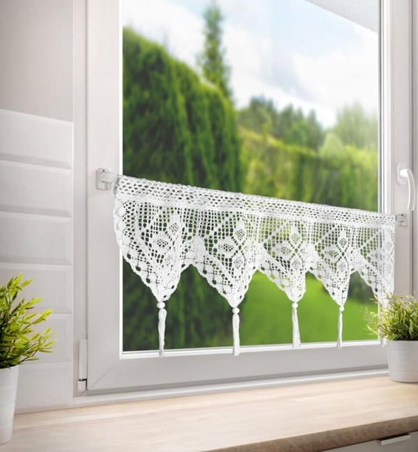 MARTHA KLARGAVET GARDIN PÅ TAPE 150 X 30 CM HVID