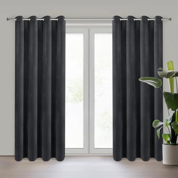 FÄRDIG GARDIN NITA 140 X 250 CM SVART