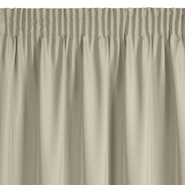KLARGAVET GARDIN RITA PÅ TAPE 140 X 175 CM MØRK BEIGE