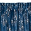 Miniatyrbillede 5 af 11: FÆRDIG LAVET GARDIN GLORIA PÅ TAPE 140 X 300 CM NAVYBLÅ