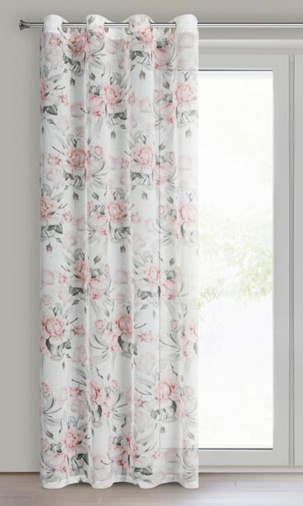KLARGAVET GARDIN ELLIE 140 X 270 CM HVID