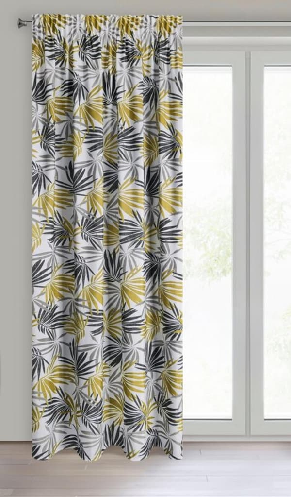 KLARGAVET GARDIN D91 ELINA PÅ TAPE 140 X 270 CM HVID