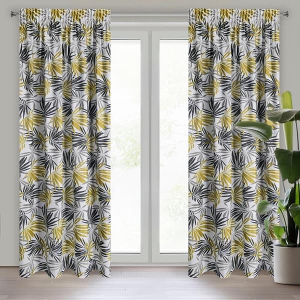 KLARGAVET GARDIN D91 ELINA PÅ TAPE 140 X 270 CM HVID