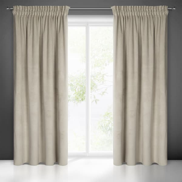 KLARGAVET ELIZA GARDIN PÅ TAPE 140 X 300 CM BEIGE