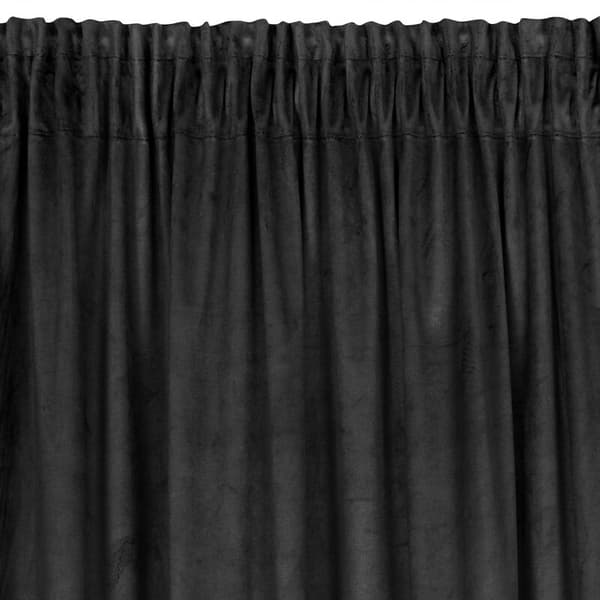 KLARGAVET GARDIN ANGELINA PÅ TAPE 140 X 270 CM SORT