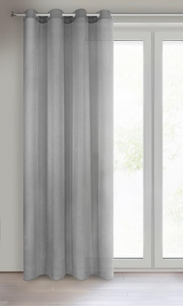 FÄRDIG GJORDAD GARDIN REBECCA 140 X 250 CM STÅL