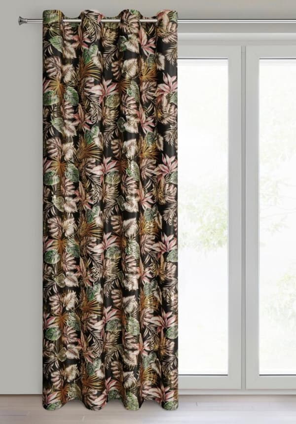 KLARGAVET GARDIN MAROKKO 140 X 250 CM SORT