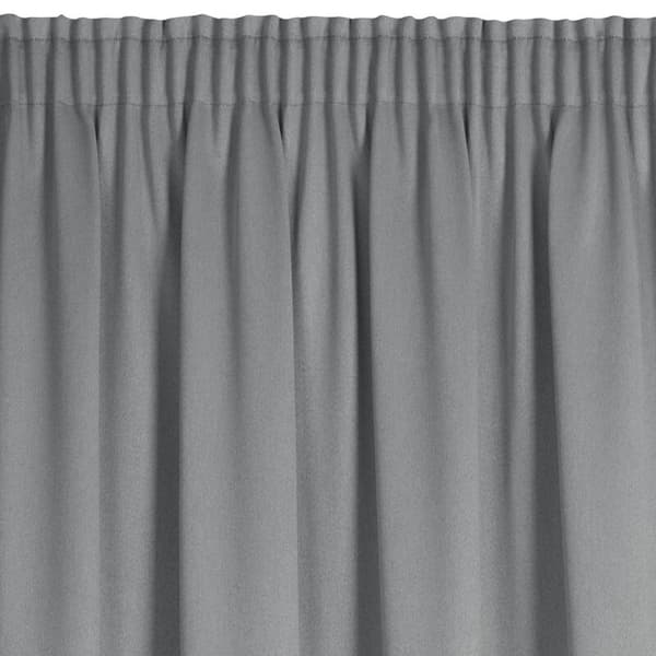CARLO FÄRDIG GARDIN PÅ TEJP 130 X 300 CM SILVER