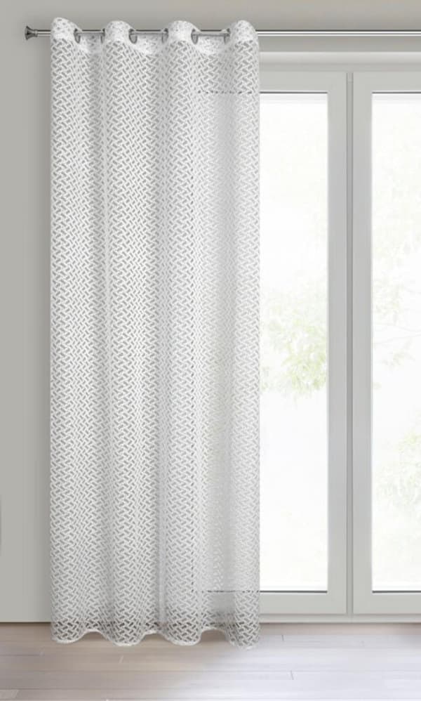 KLARGAVET LILYGARDIN 140 X 250 CM HVID