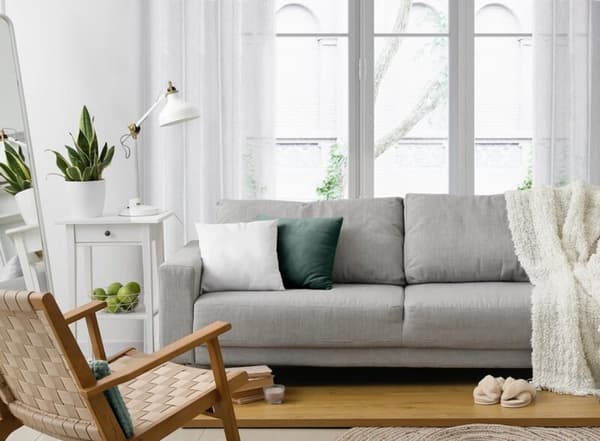 KLARGÅRET GARDIN MAJA 140 X 260 CM HVID