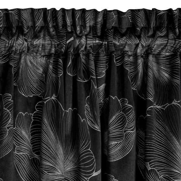 FÄRDIG STELLA GARDIN PÅ TEJP 140 X 300 CM SVART