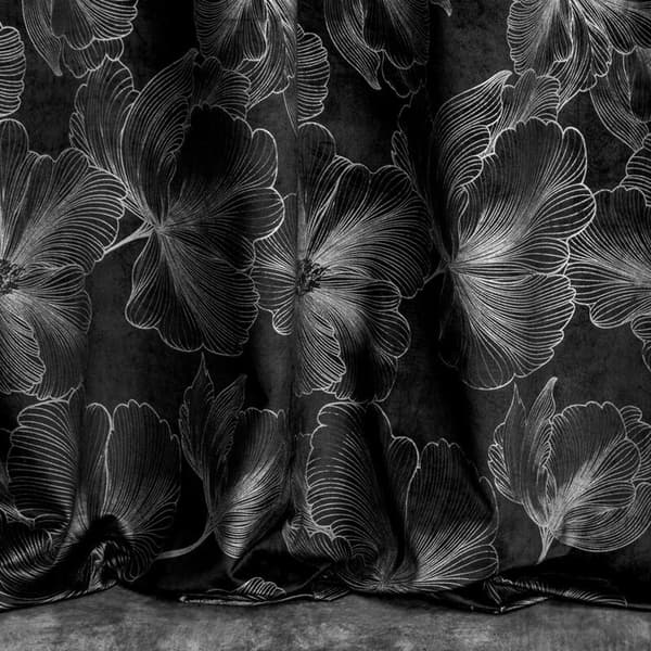 FÄRDIG STELLA GARDIN PÅ TEJP 140 X 300 CM SVART