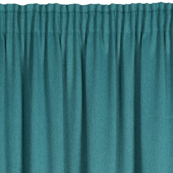 CARLO FÄRDIG GARDIN PÅ TEJP 130 X 300 CM MÖRK TURKOS