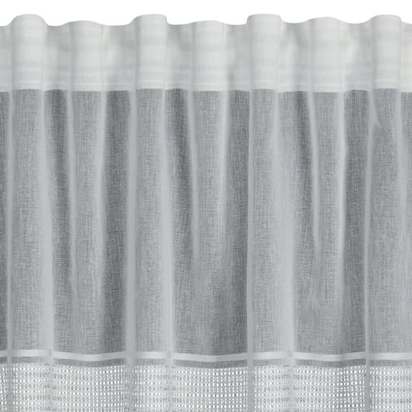 KLARGAVET INES-GARDIN PÅ TAPE 140 X 270 CM HVID