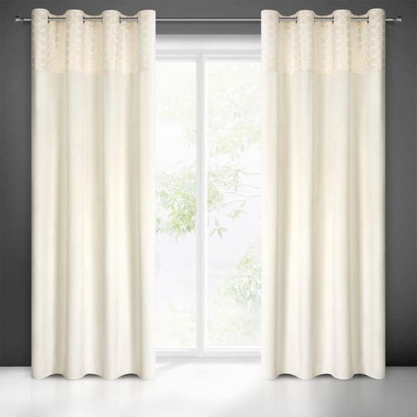 KLARGAVET GARDIN ELEN 140 X 250 CM CREME