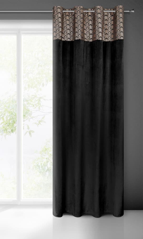 VALMIS VERHO ELEN 140 X 250 CM MUSTA