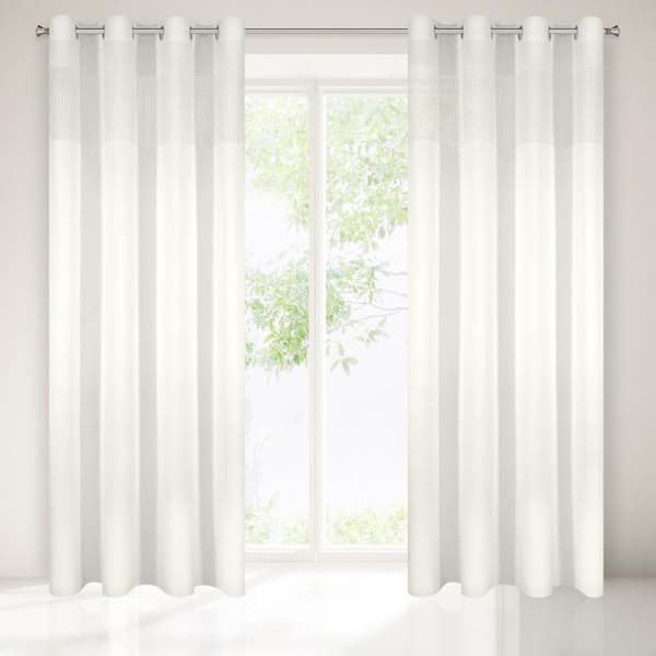KLARGAVET GARDIN ALINA 140 X 250 CM CREME