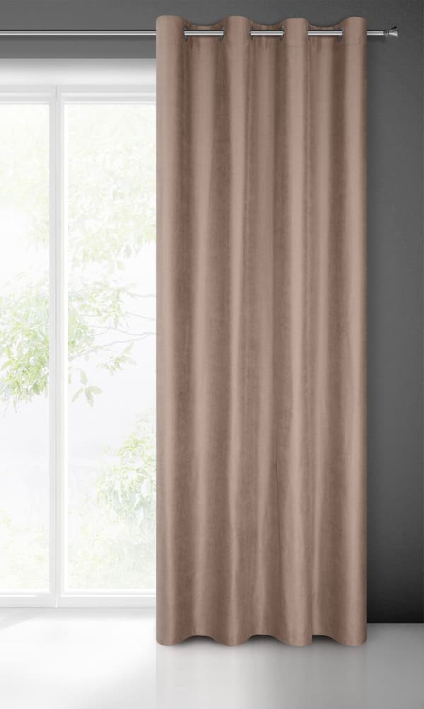 ADA KLARGAVET GARDIN 140 X 250 CM BRUNT