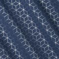 Miniatyrbillede 6 af 8: TERNING KLARGAVET GARDIN 140 X 250 CM NAVY