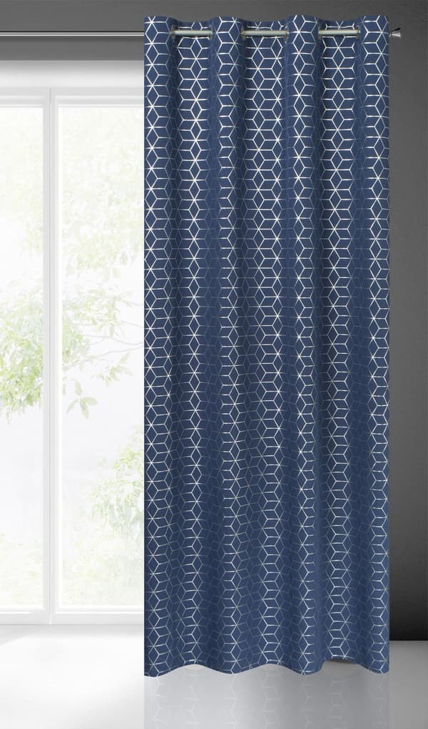 TERNING KLARGAVET GARDIN 140 X 250 CM NAVY